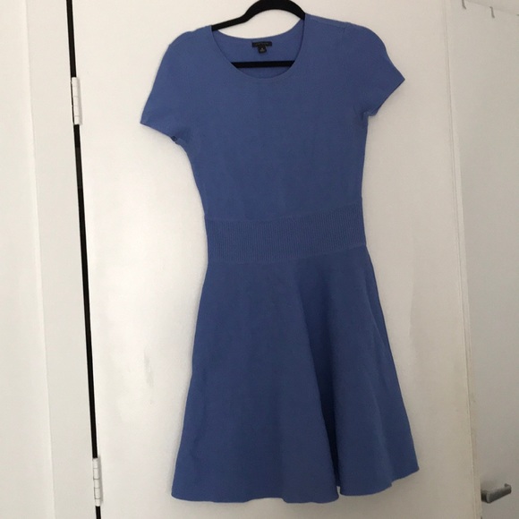 Blue Ann Taylor a-line dress. SUPER comfortable! - Picture 1 of 2